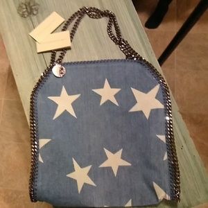 Stella McCartney Falabella Denim Star tote
